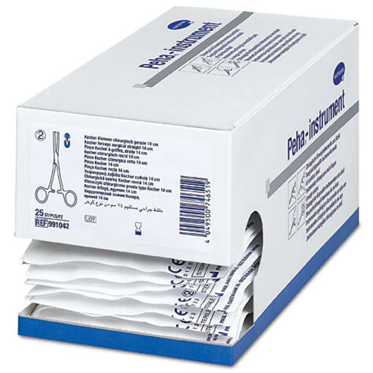 Hartmann Peha-instrument Mosquitoklemme Halsted anatomisch gebogen – 12,5 cm