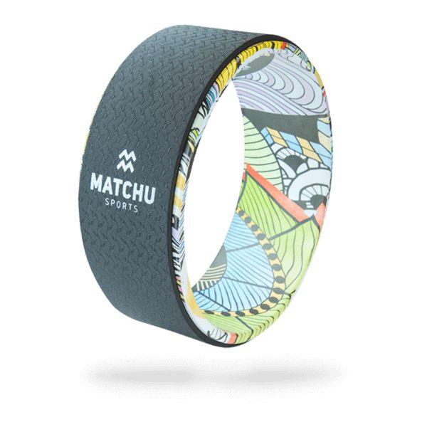 Matchu Sports - Yoga Wheel / Yoga Rad Ø 33 cm Art - Anti Rutsch