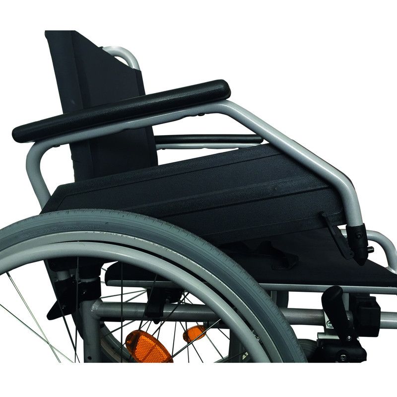Leichtgewicht-Rollstuhl Drive Medical Litec 2G mit Trommelbremse für Begleiter Sitzbreite 42cm