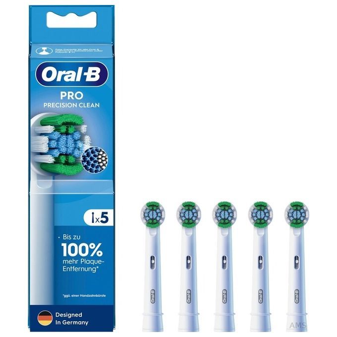 ORAL-B Precision Clean Ersatzbürstenkopf, Weiss (5er-Pack)