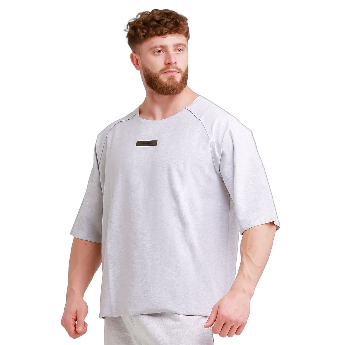 T-shirt uomo Unity Grey oversize