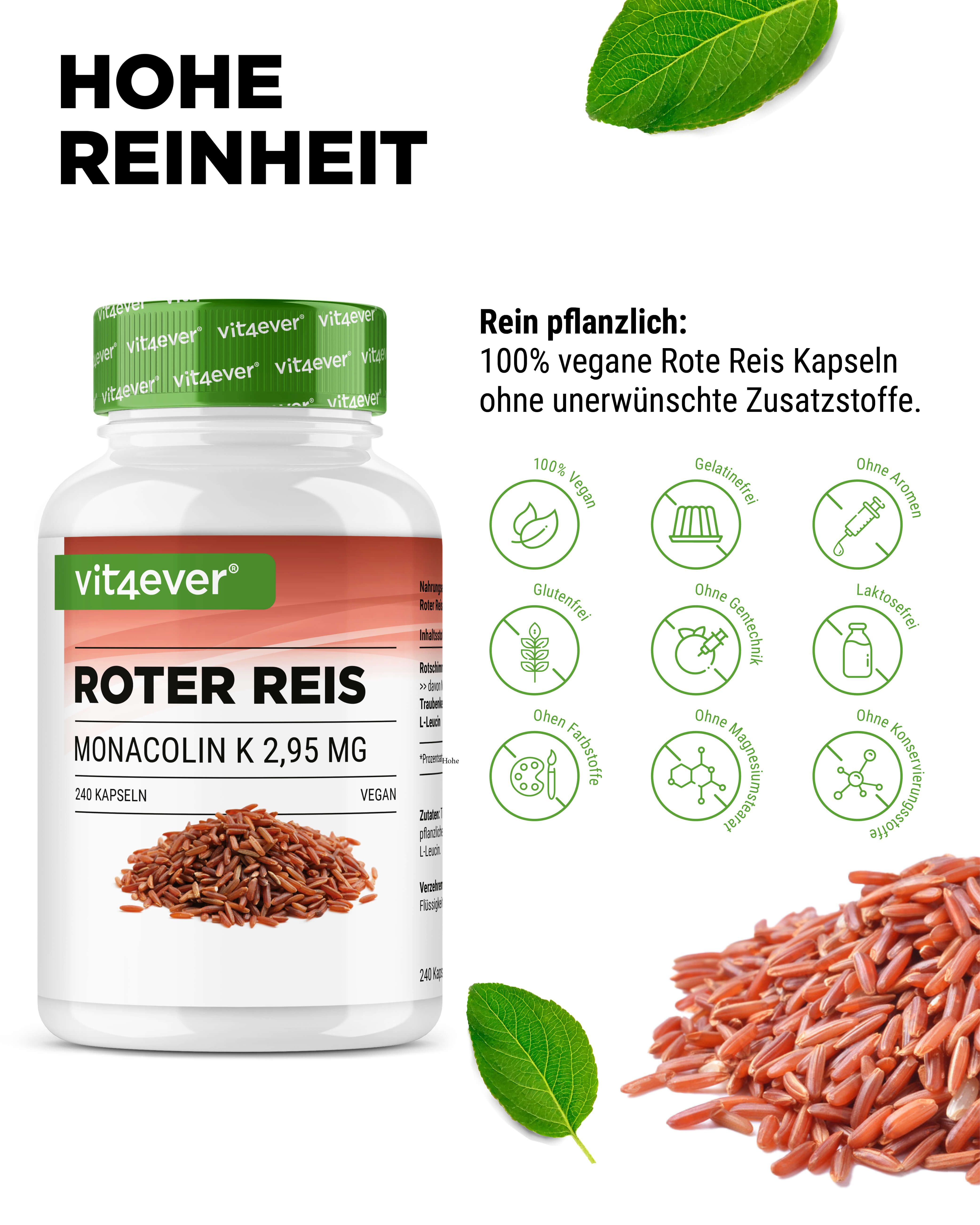 Vit4ever Roter Reis Extrakt
