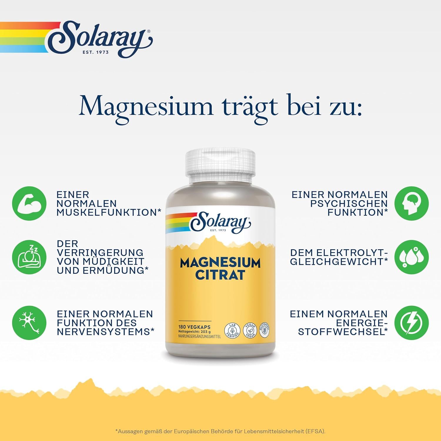 Solaray Magnesiumcitrat Kapsel