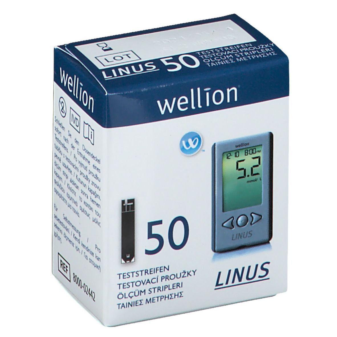 Wellion LINUS Blutzucker Teststreifen