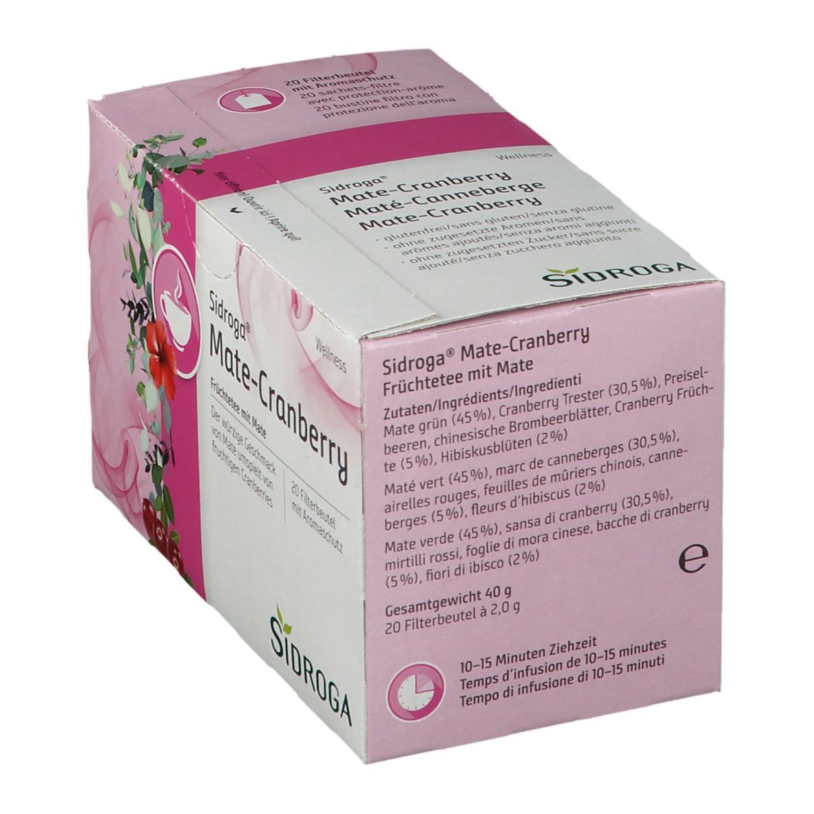 Sidroga® Wellness Mate-Cranberry Tee