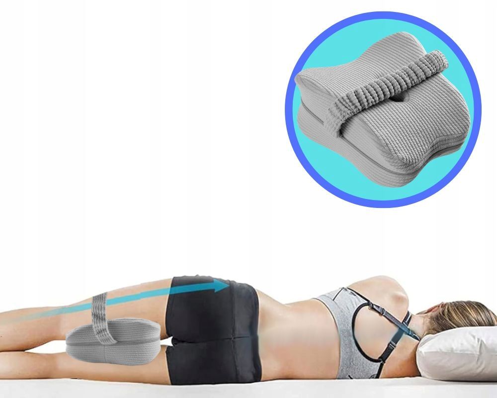 Medi Sleep Orthopädisches Kniekissen grau