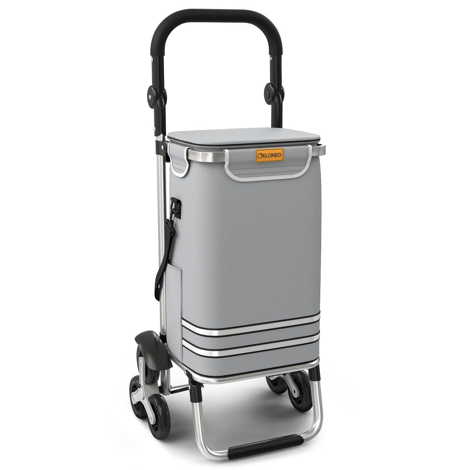 Eloneo Einkaufstrolley Treppensteiger mit Kühlfach 1 St