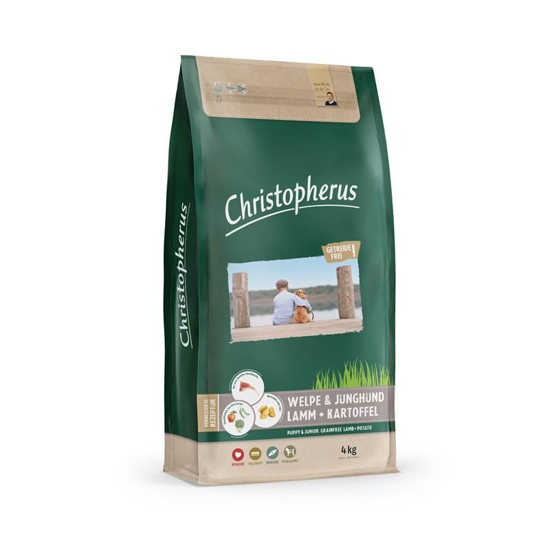 Christopherus Getreidefrei Welpe & Junghund mit Lamm & Kartoffel