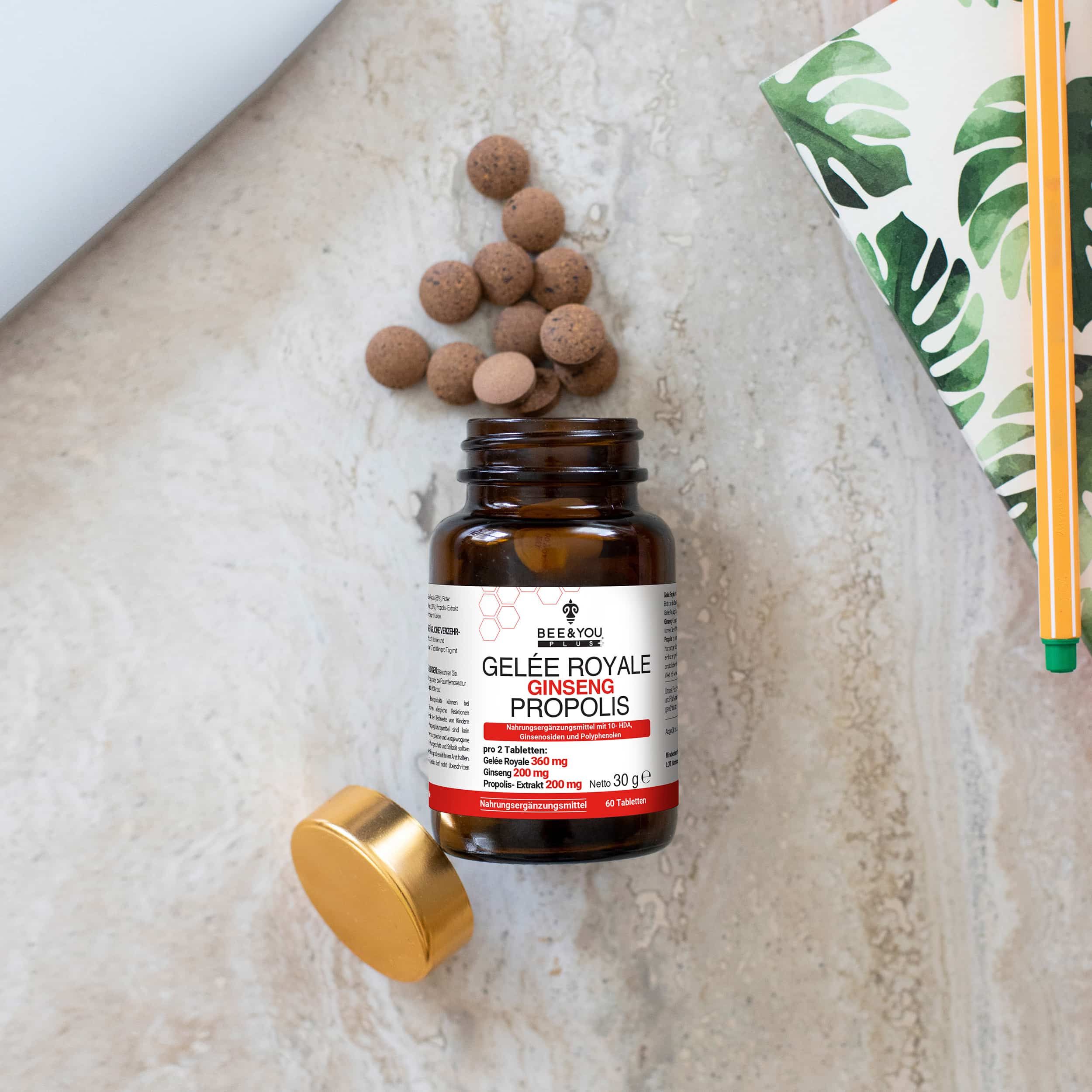 BEE&YOU Gelée Royal Ginseng Propolis Tabletten