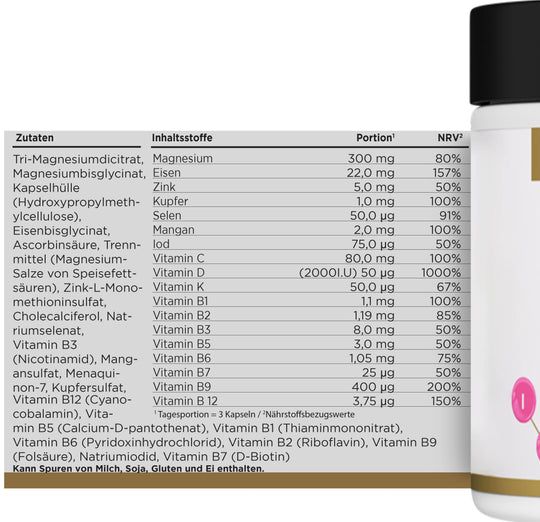 HBN Supplements - Micronutrients For Her 90 St Kapseln