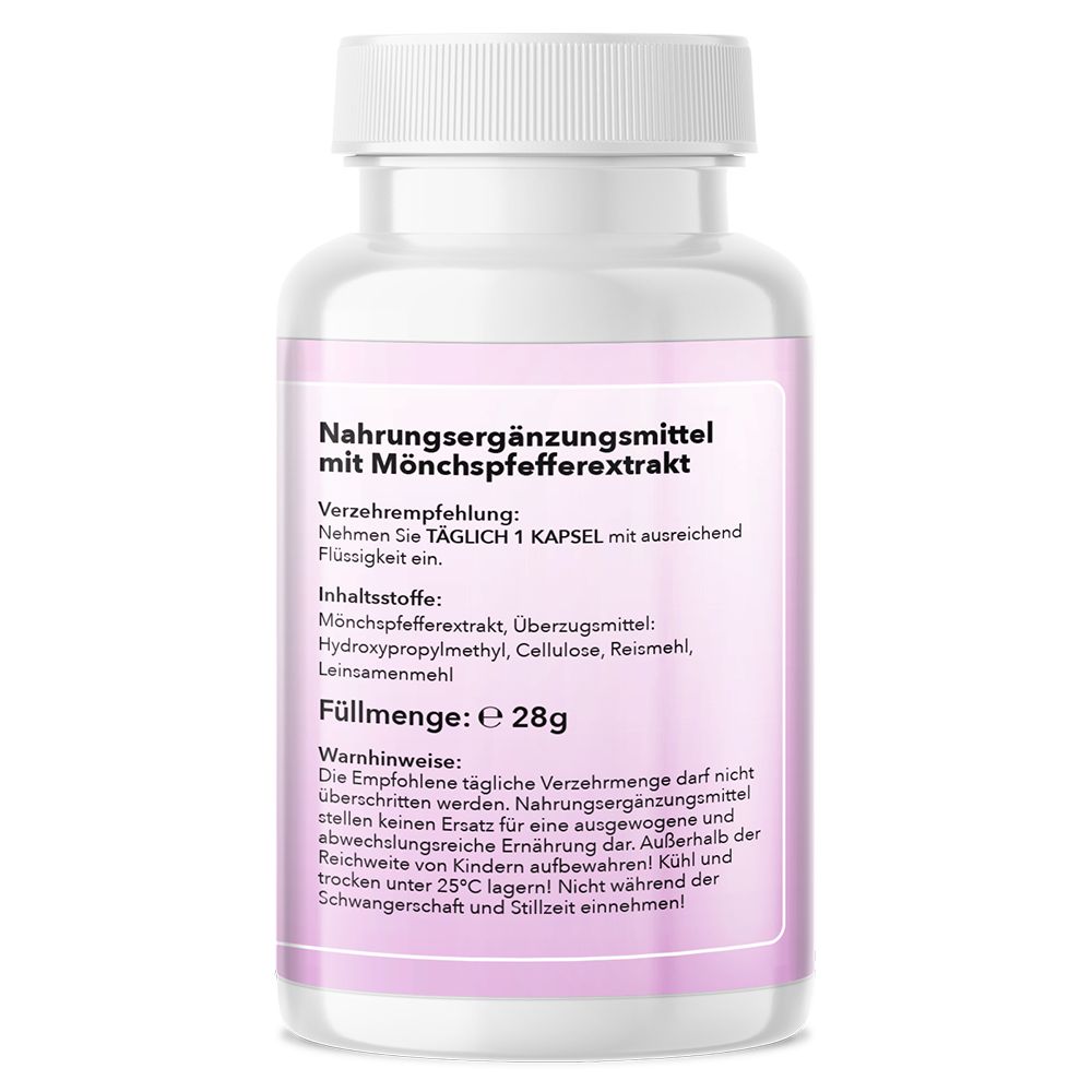 Saint Nutrition® | Mönchspfeffer Kapseln hochdosiert | Hormon Balance