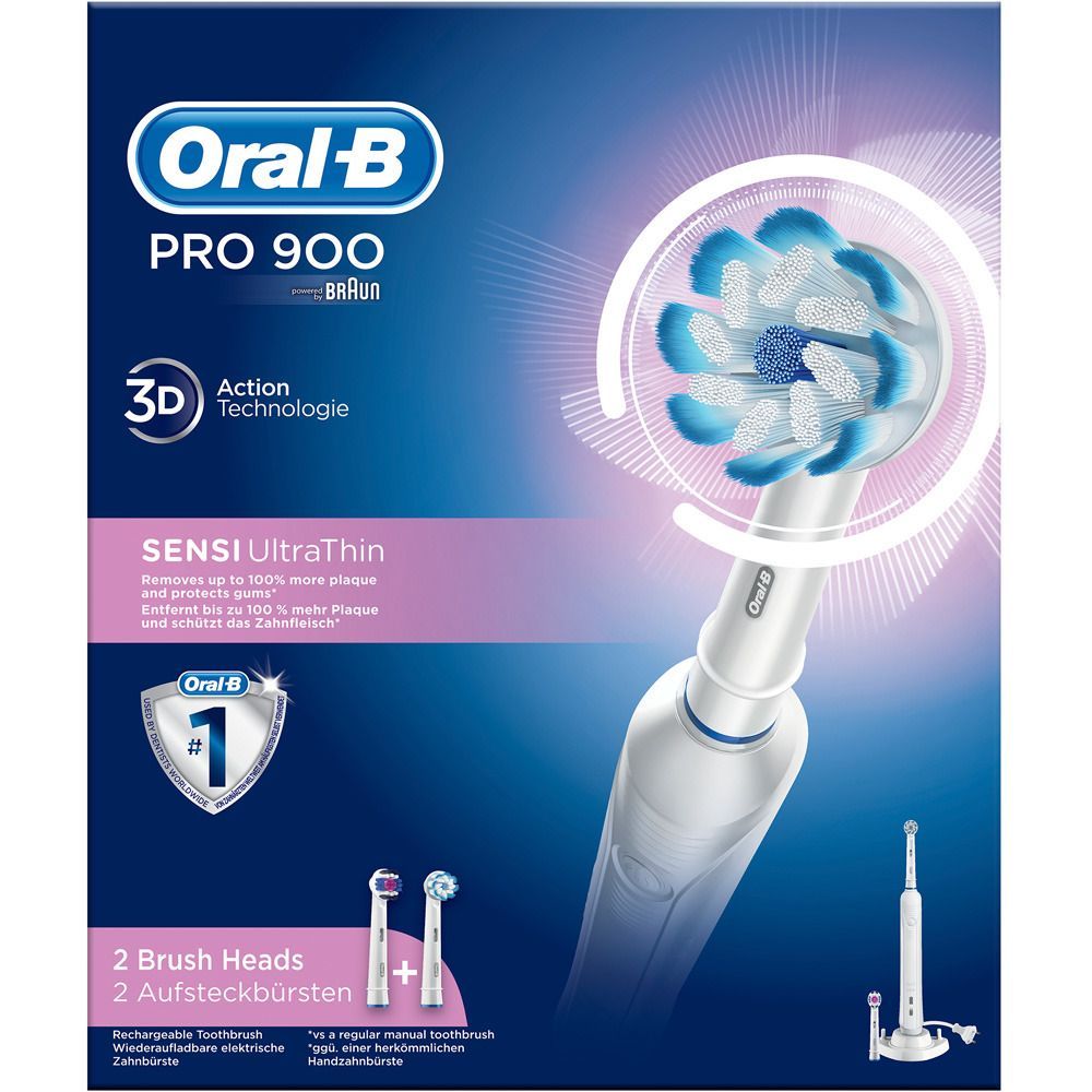 Oral-B PRO 900 PRO Sensi Ultrathin Elektrische Zahnbürste