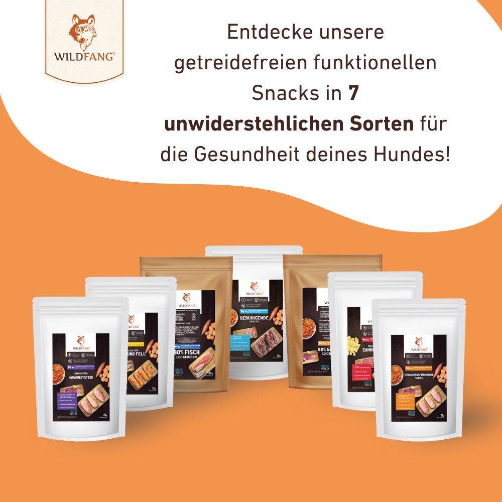 Snacks mit 80% Geflügel - getreidefrei