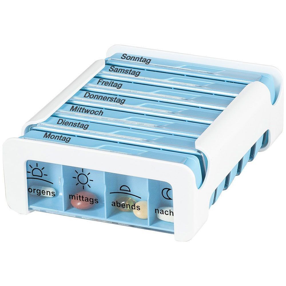 ANABOX® 7 Tage Compact blau/weiß