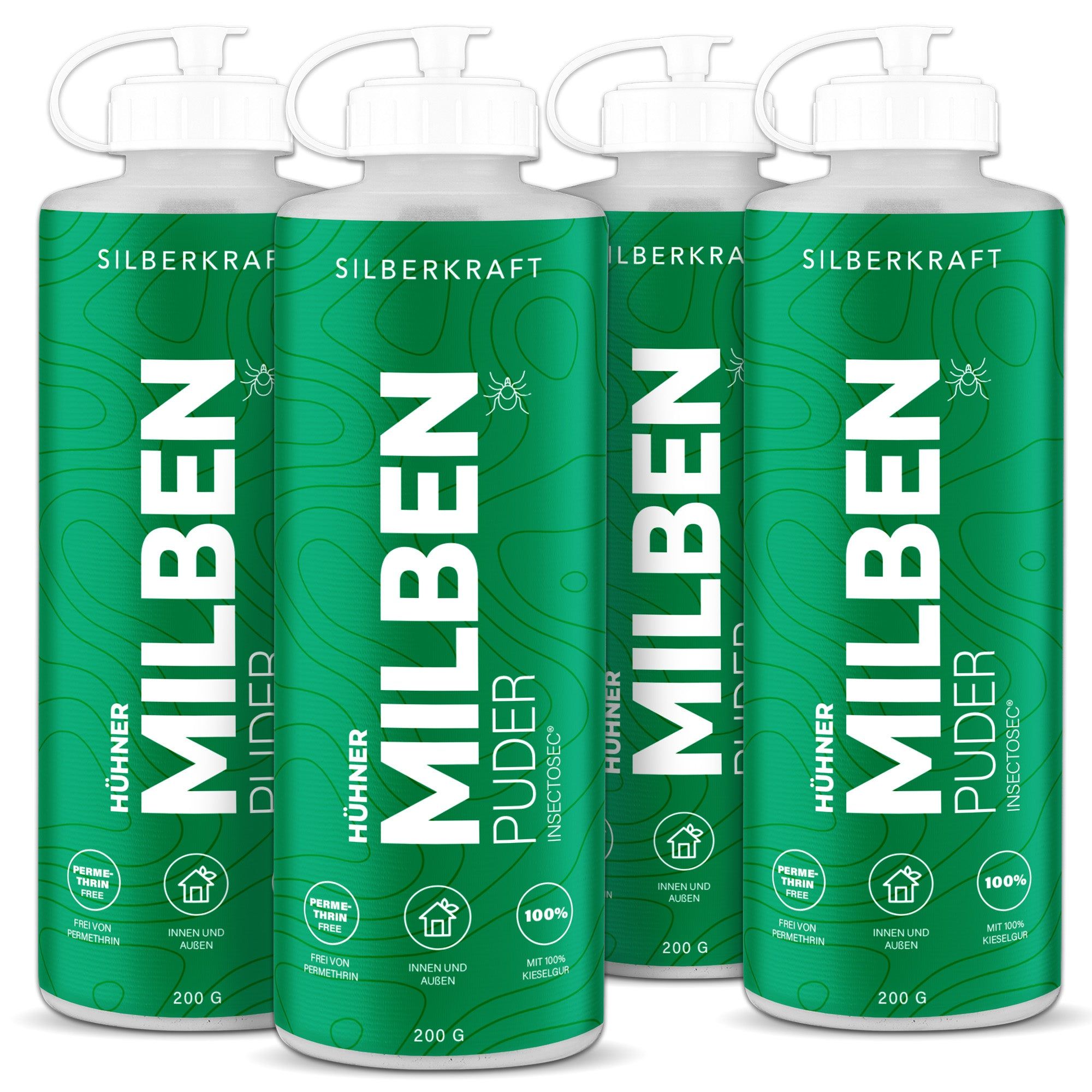 SILBERKRAFT Milbenpuder Hühner