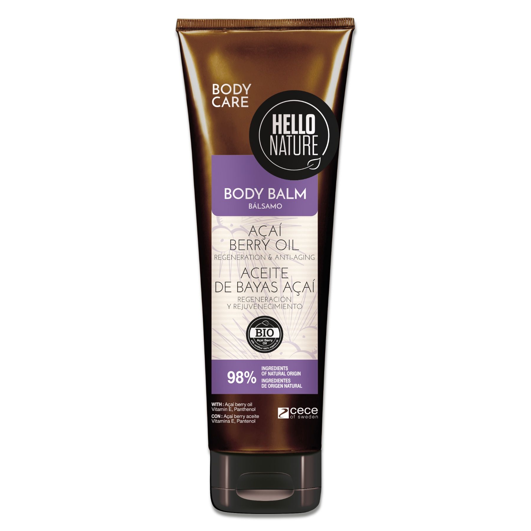 Hello Nature Bodylotion mit Acai-Beerenöl für Körperpflege 1x250 ml