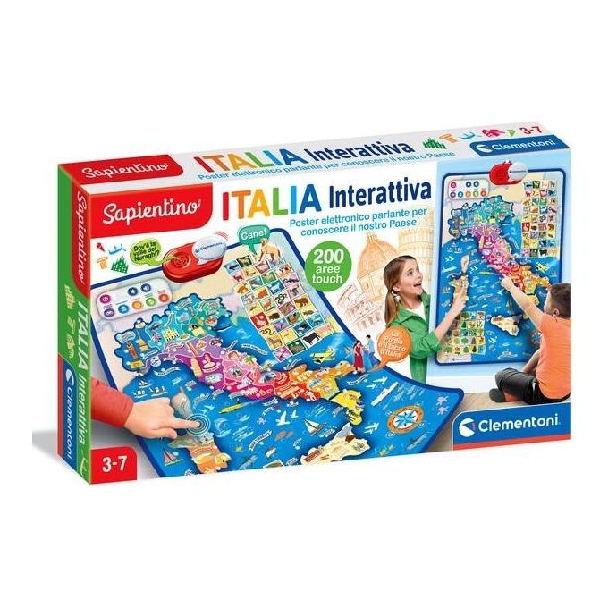 Clementoni Sapientino La mappa Interattiva dell'Italia