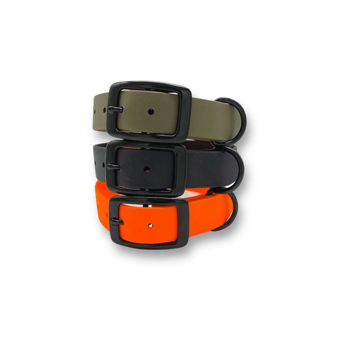 BioThane® Hundehalsband NEO Neon Orange - WOOFSTUFF