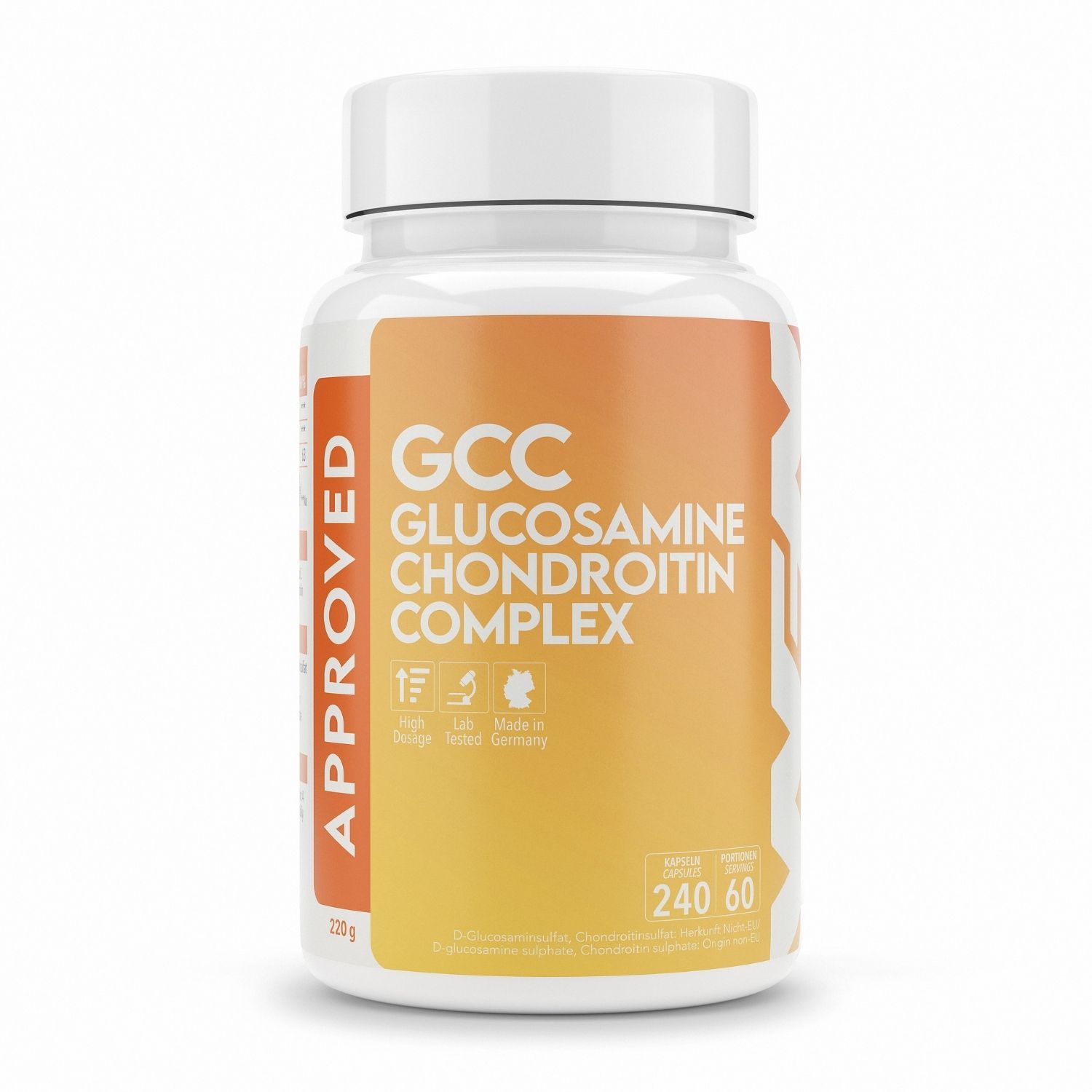 WFN Approved GCC - Glucosamin Chondroitin Kapseln 240 St