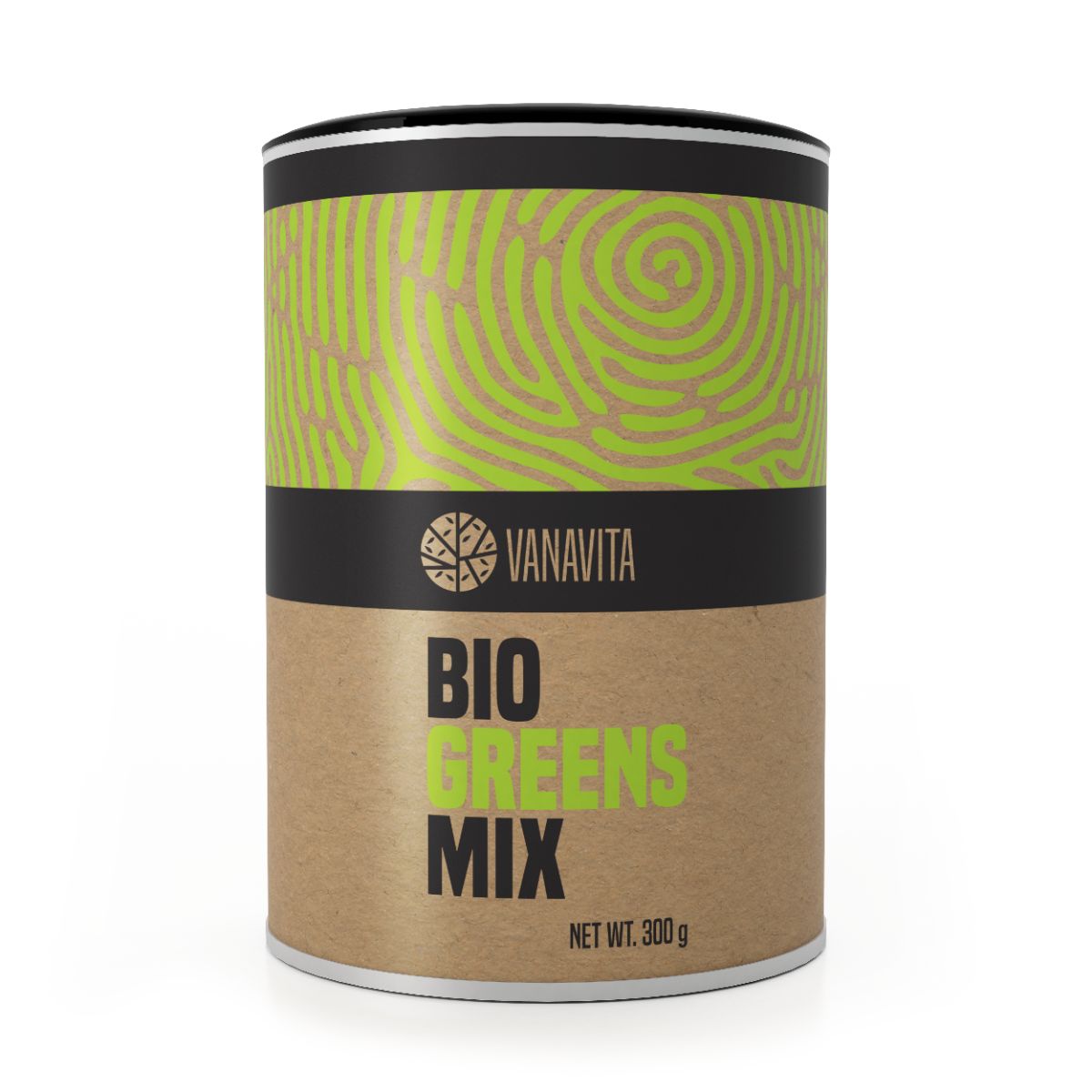 GymBeam BIO Greens Mix veganes Pflanzenpulver ohne Aroma 300 g