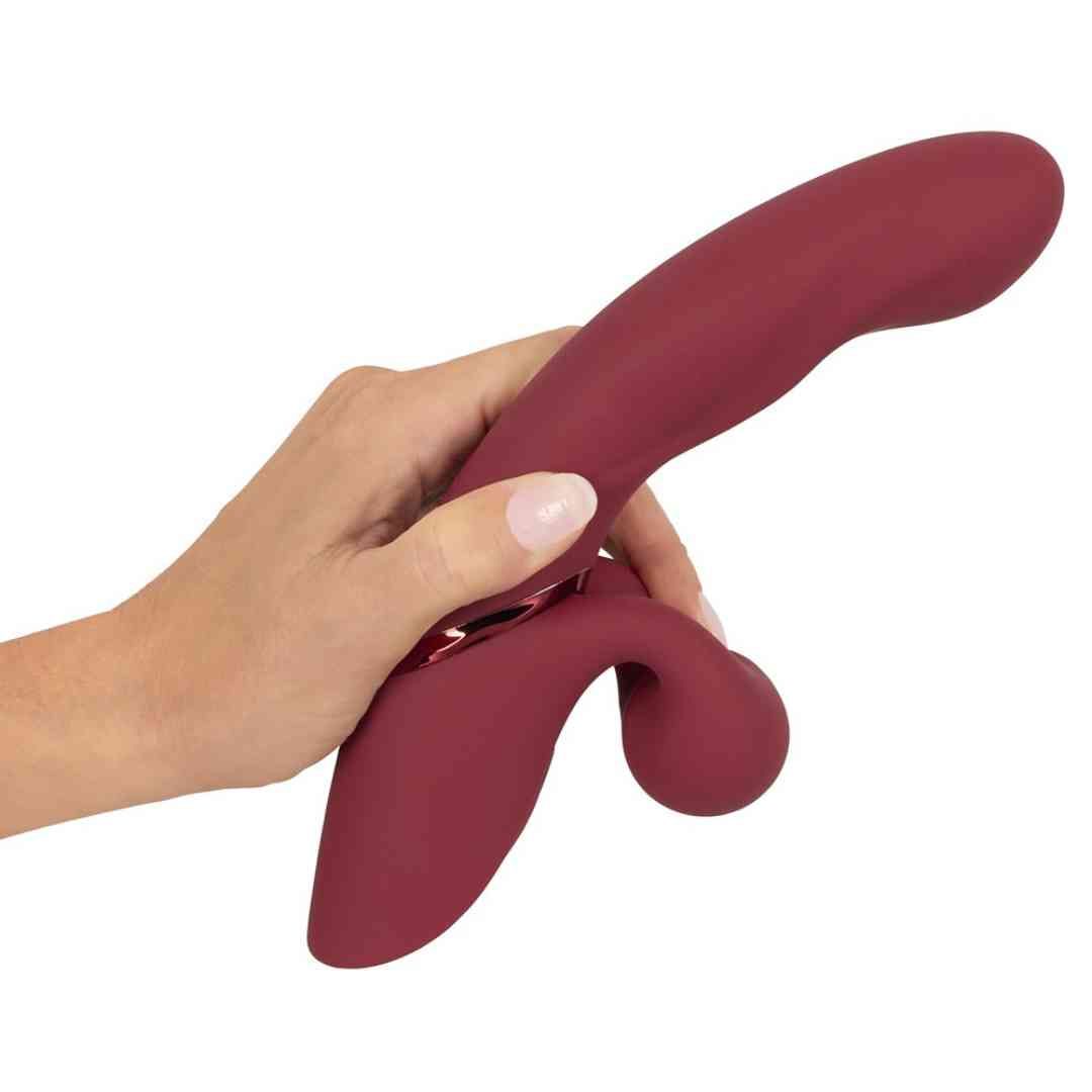 Rabbitvibrator mit Klopf-Funktion | JAVIDA