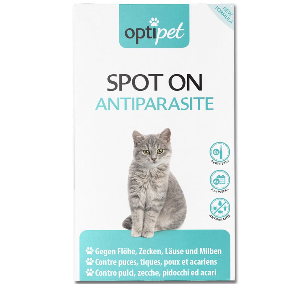 OptiPet Spot on für Katzen 18 ml Einzeldosispipetten