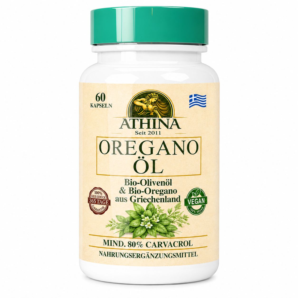 Athina® Oregano Öl Vegan - Bio 60 St