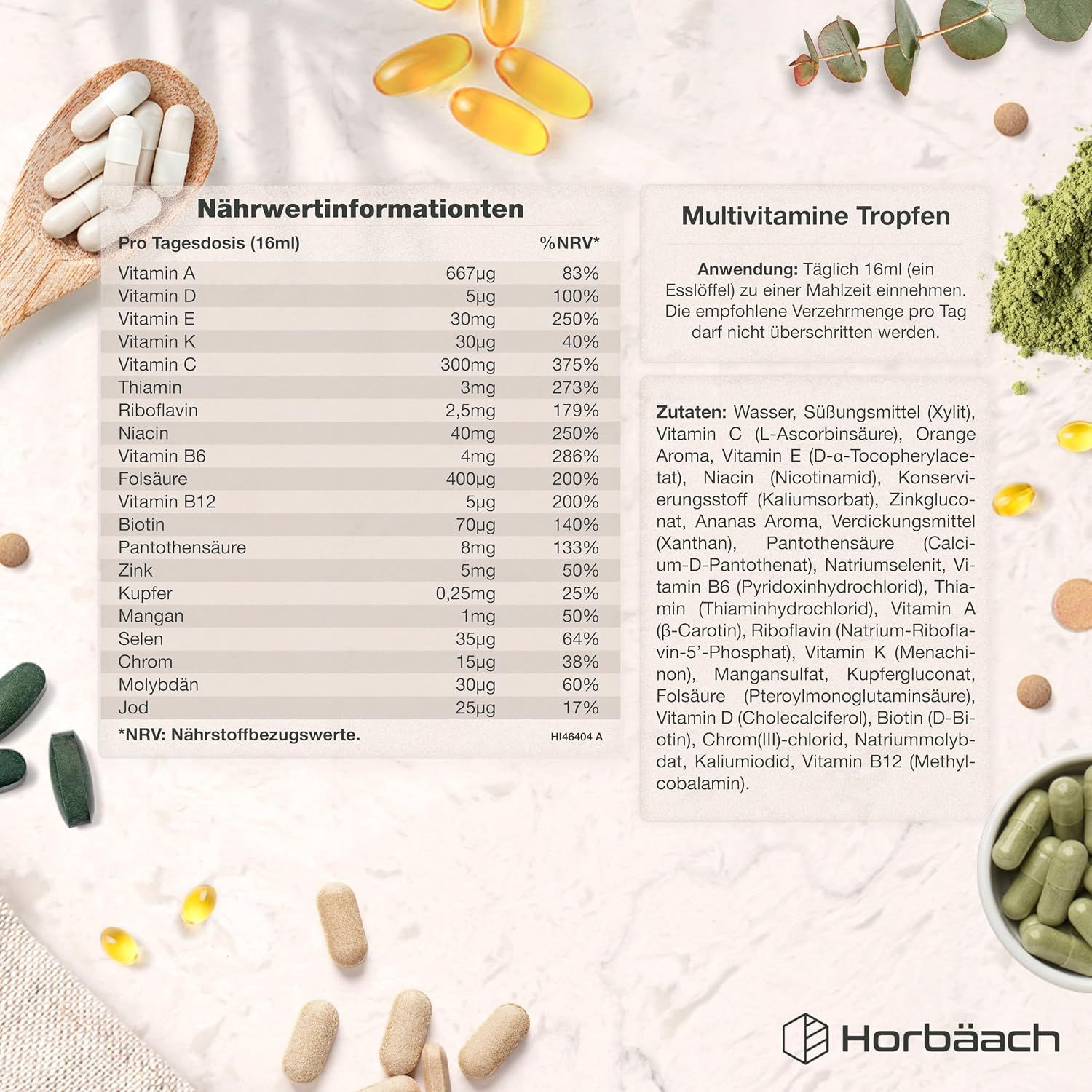 Horbäach Multivitamin flüssig