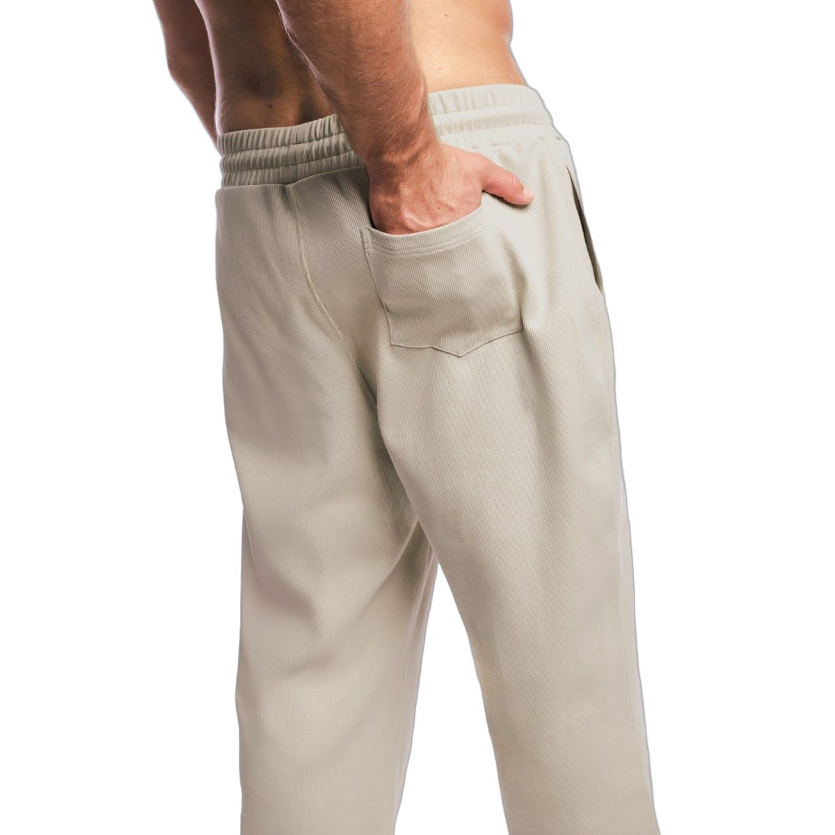 GymBeam Herren Jogginghose Oversized mit Kordelzug in Grau