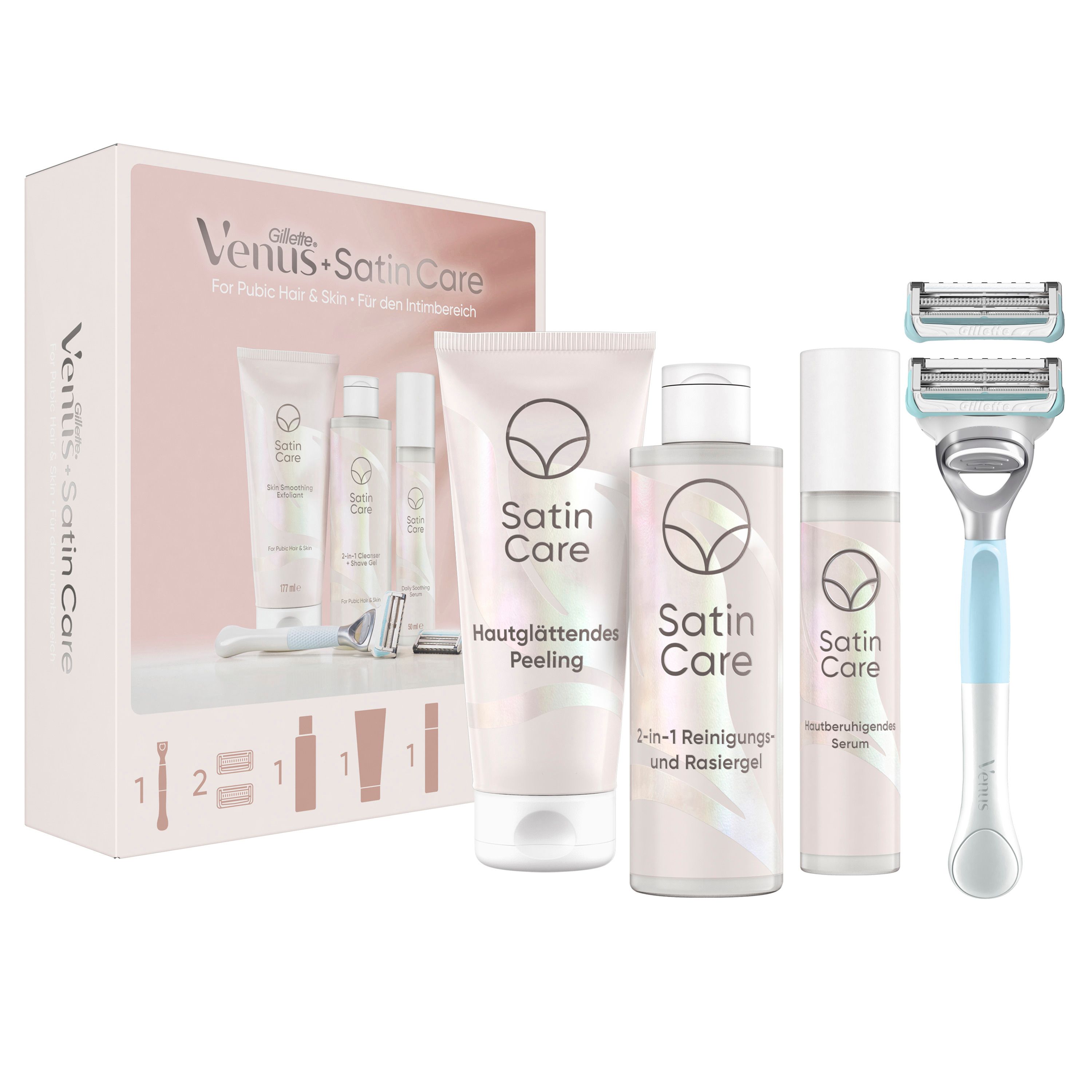 Gillette Venus - Geschenkset Damennassrasierer "Satin Care"