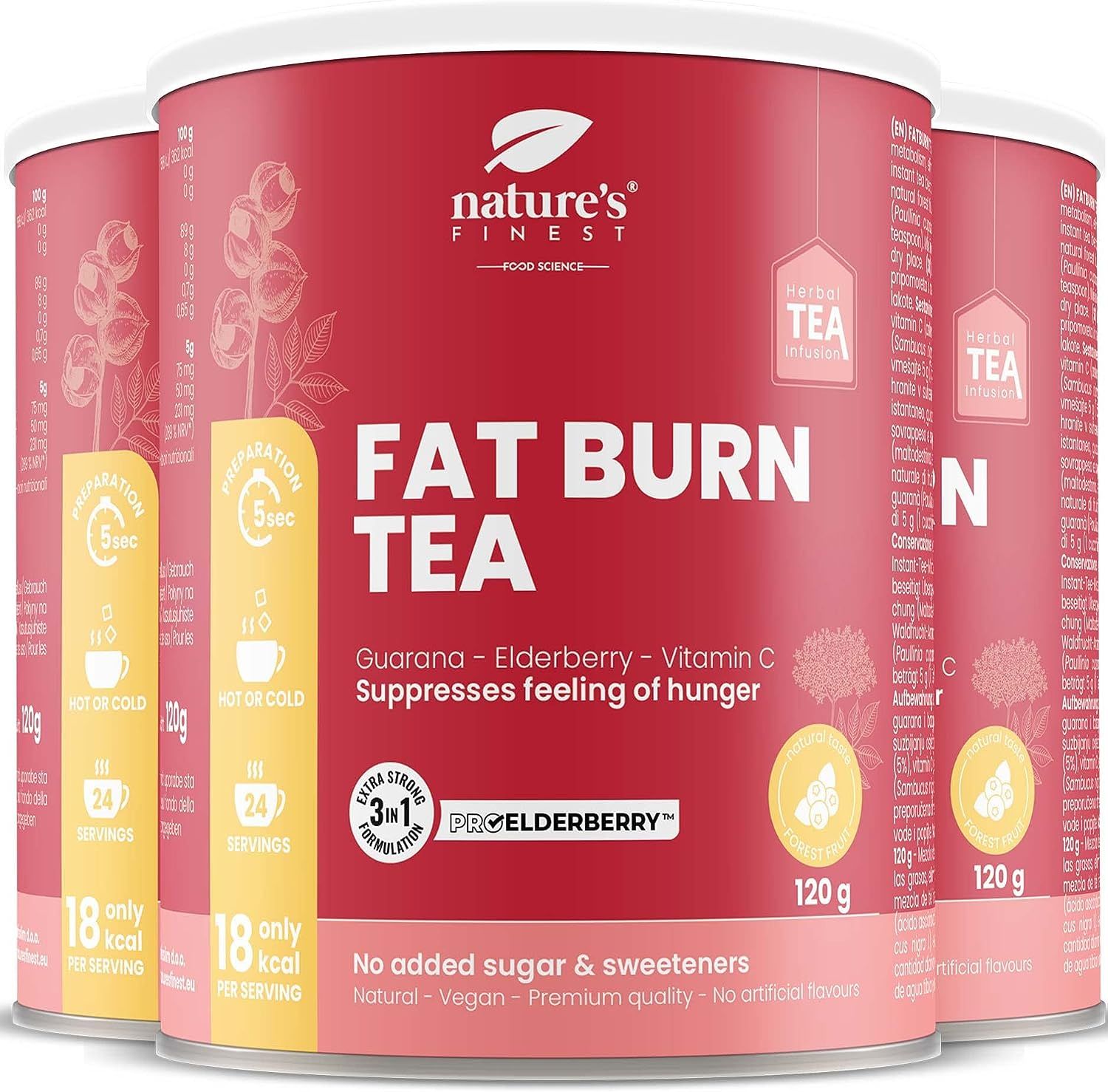 Nature's Finest Fatburn Tea - Tee fur Abnehmen / Fettverbrenner