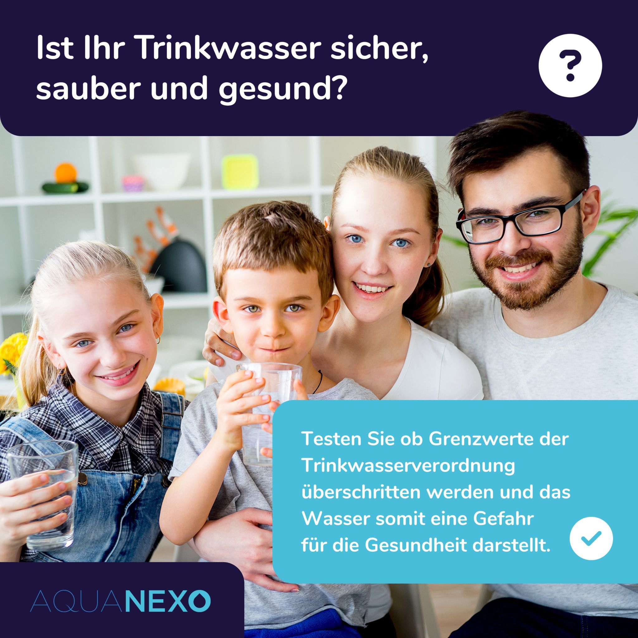 Aquanexo Trinkwasser Teststreifen  50 st. - 16 Werte messbar