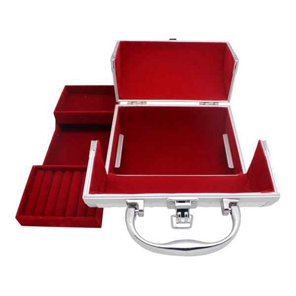UNIQ Beauty Box / Schmuckkästchen aus Aluminium, weiß