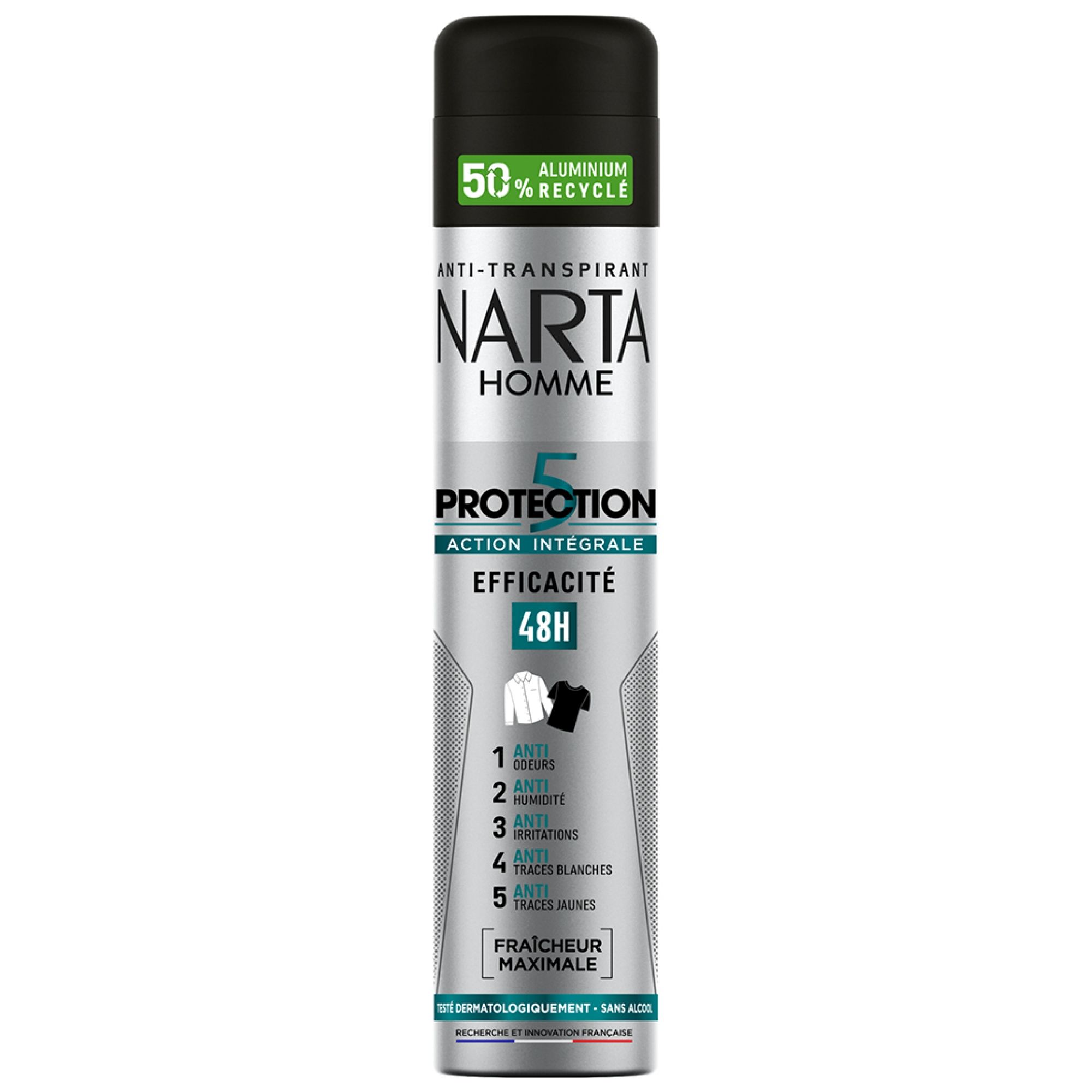 Narta Homme Anti-Transpirant Schutz 5 48H Spray 4,5x21,5x21,5 cm