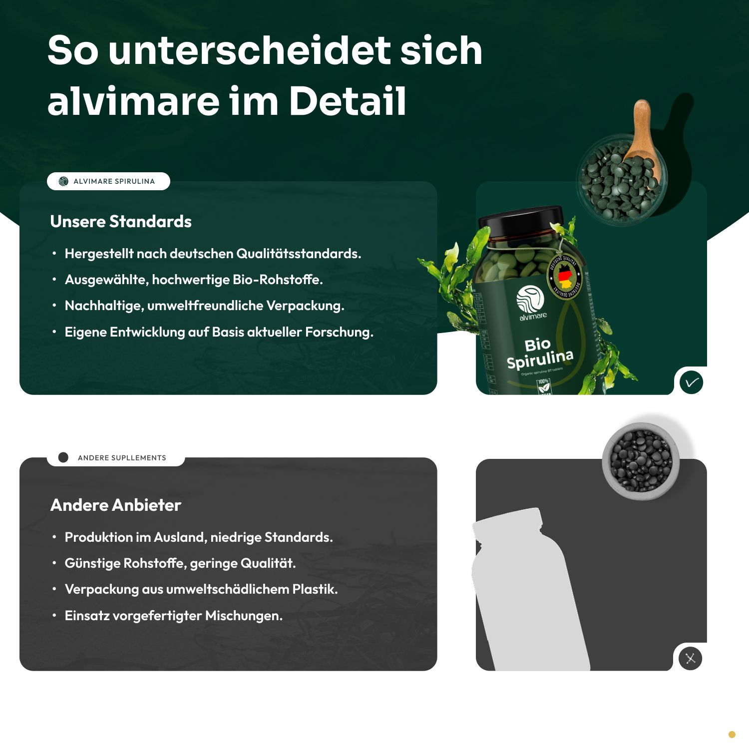 Alvimare Bio Spirulina Presslinge