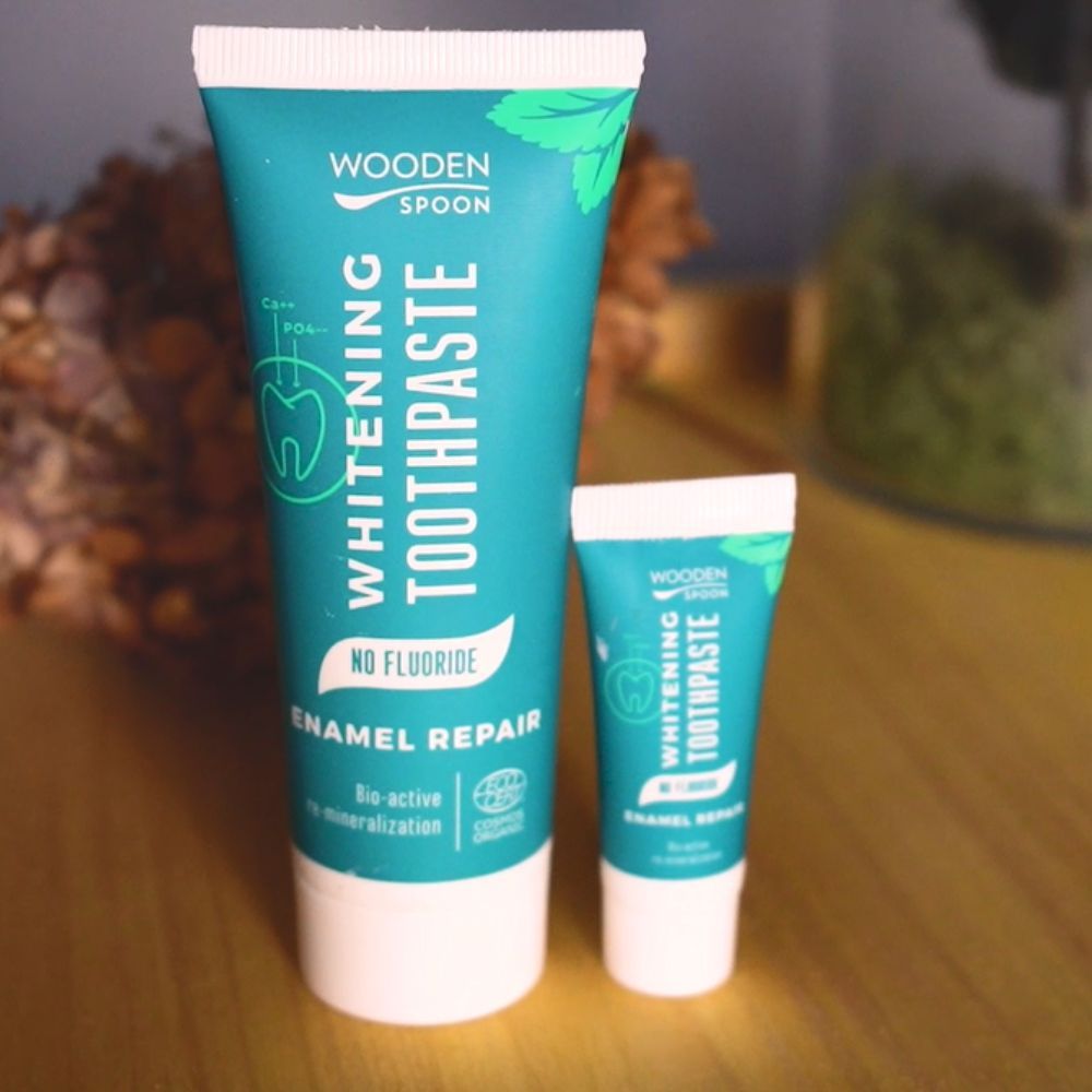 Wooden Spoon Holzlöffel Whitening-Zahnpasta 75 ml