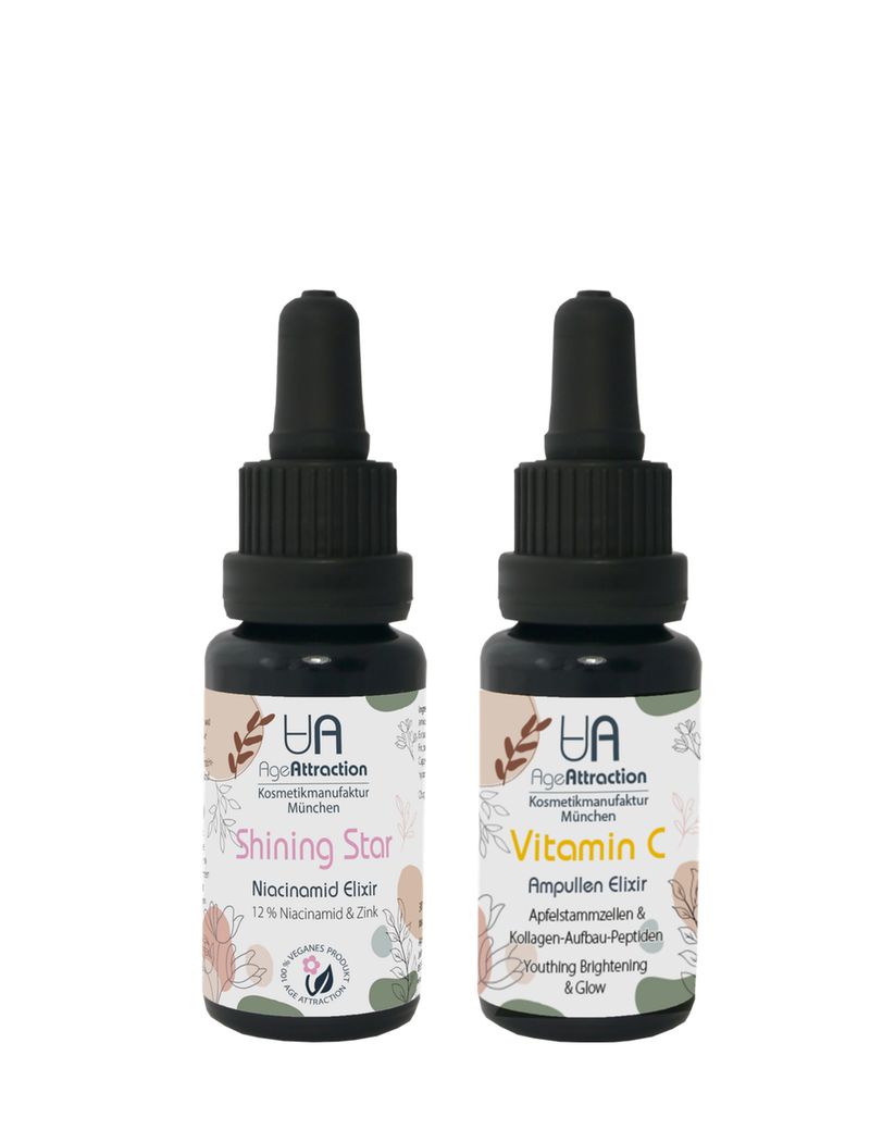 AGE Attraction - straff & strahlende Haut: Niacinamid-Serum Shining Star + Vitamin C 60 ml