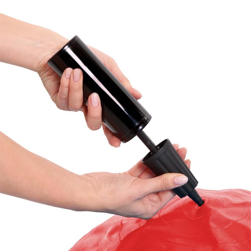 ScSPORTS® Gymnastikball mit Handpumpe rot