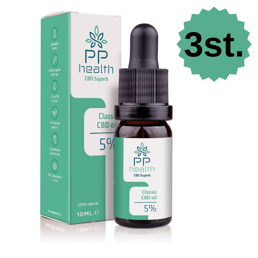 PP Health 3x Vollspektrum 5% mit Schweiz CBD Extract