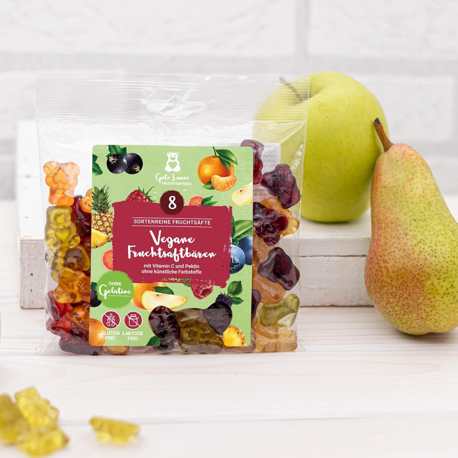 naschlabor Vegane Fruchtsaftbären Großverpackung 3450 g