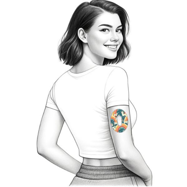 Diasticker® Dexcom G6 Fixiertapes "Unicorn Glow"