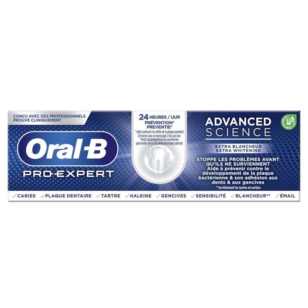 Oral-B - Zahnpasta Extra Weiß - Pro Expert Advanced Science