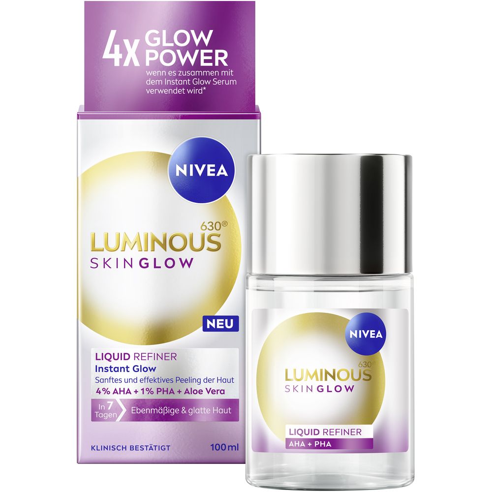 NIVEA LUMINOUS630 Skin Glow Routine Set Liquid Refiner & Instant Serum