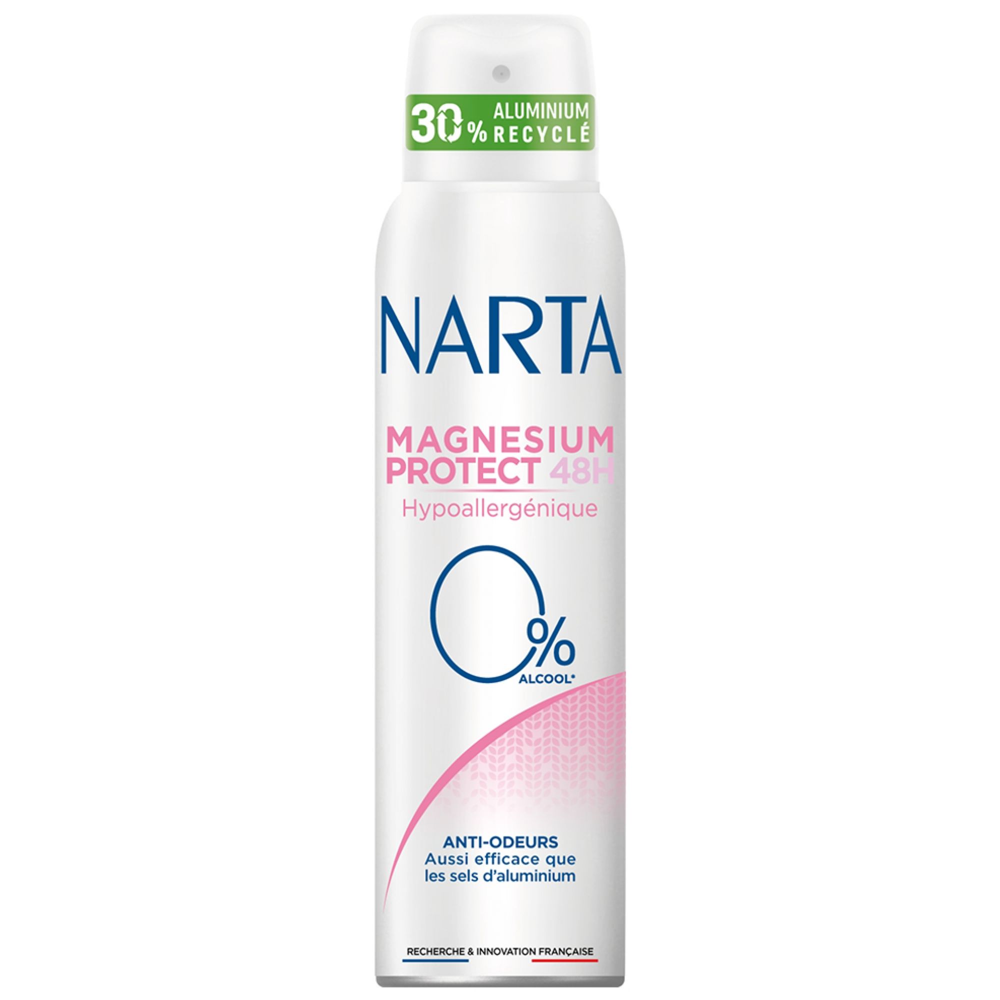 Narta Magnesium Protect Hypoallergenes 48-Stunden-Deodorant-Spray 17,5x4,5x4,5 cm