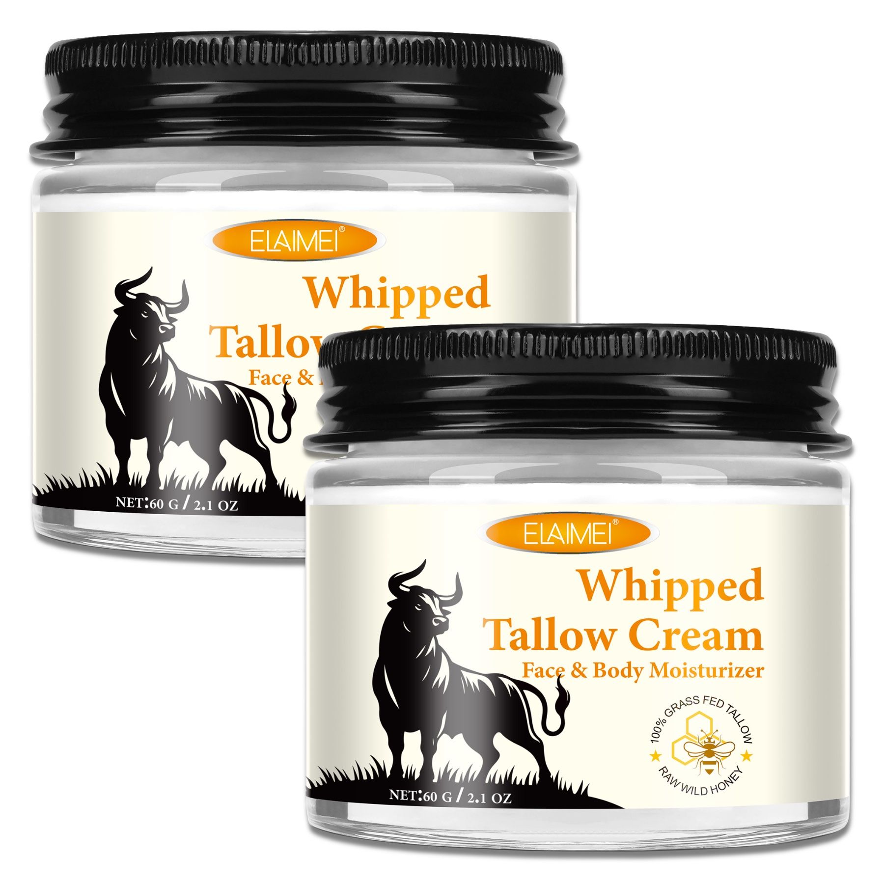 P-Beauty Hautpflegecreme mit Rindertalg Honig Beef Tallow