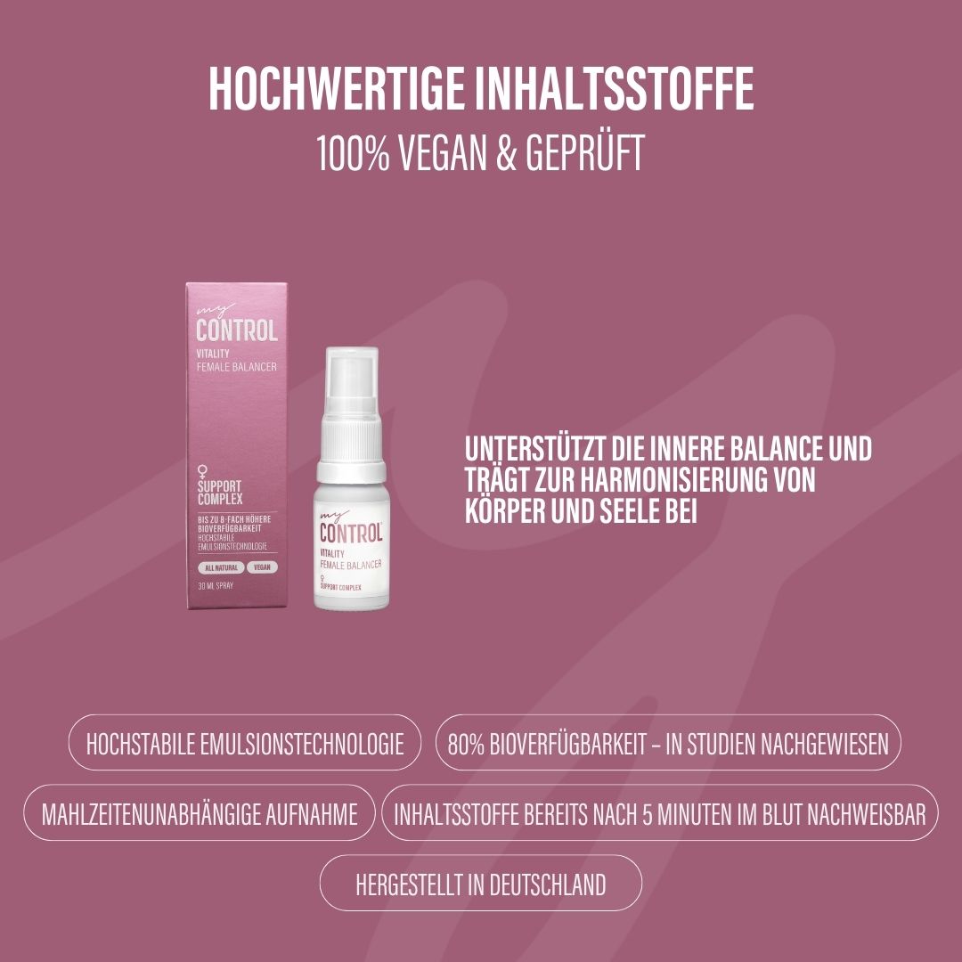 my Control® Vitality Female Balancer - Support Complex Spray - 30 ml