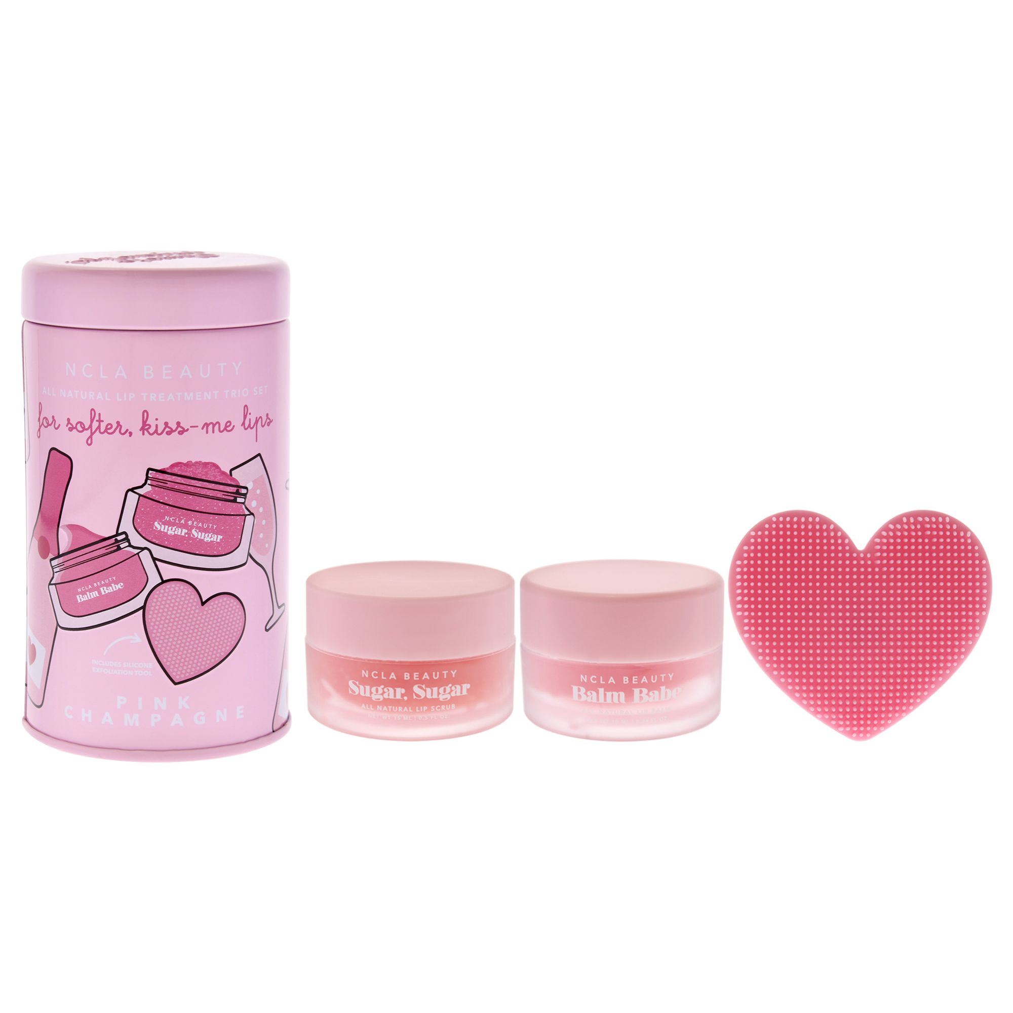NCLA natürlicher Lip Treatment Set Pink Champagne