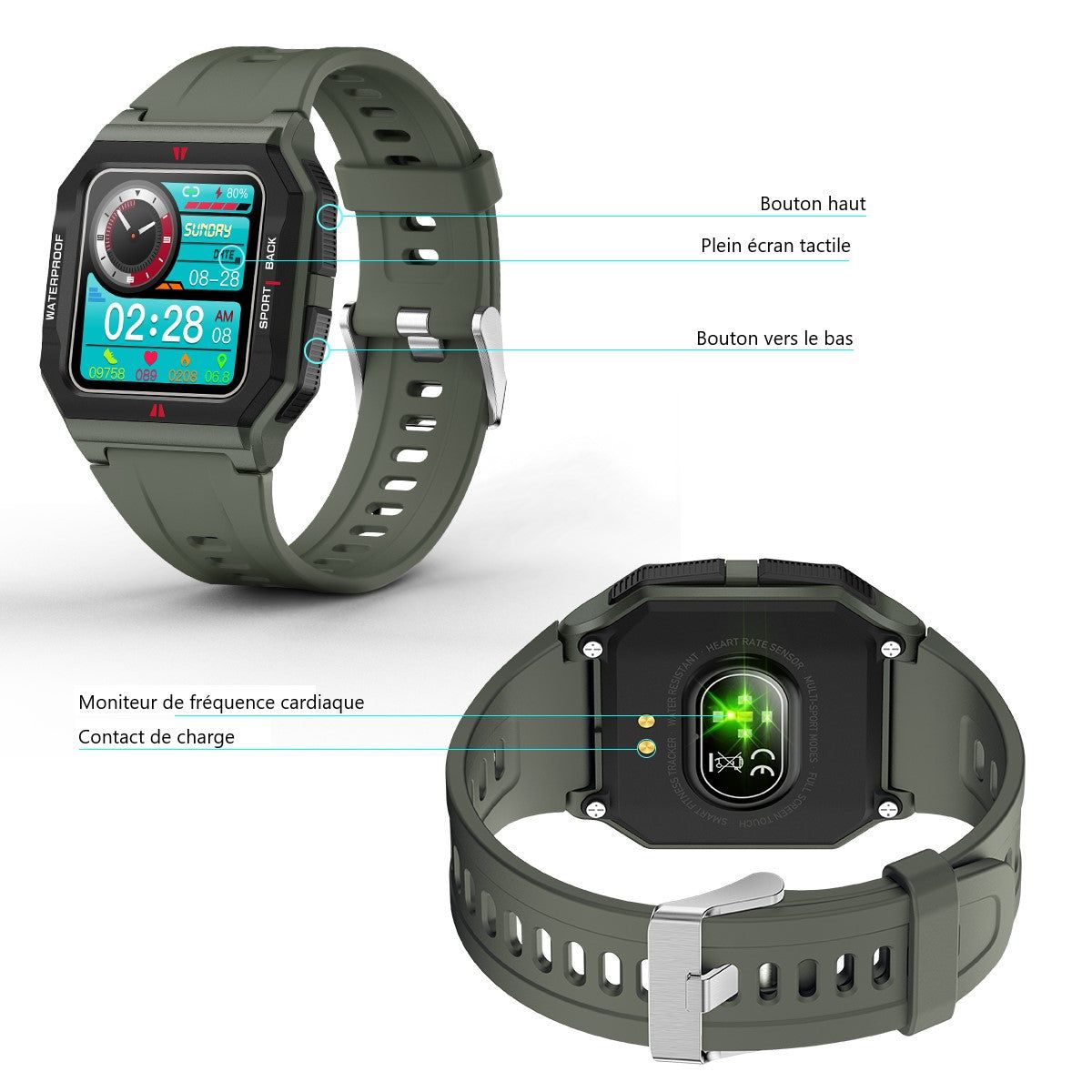 Platyne Multifunktionale Smartwatch