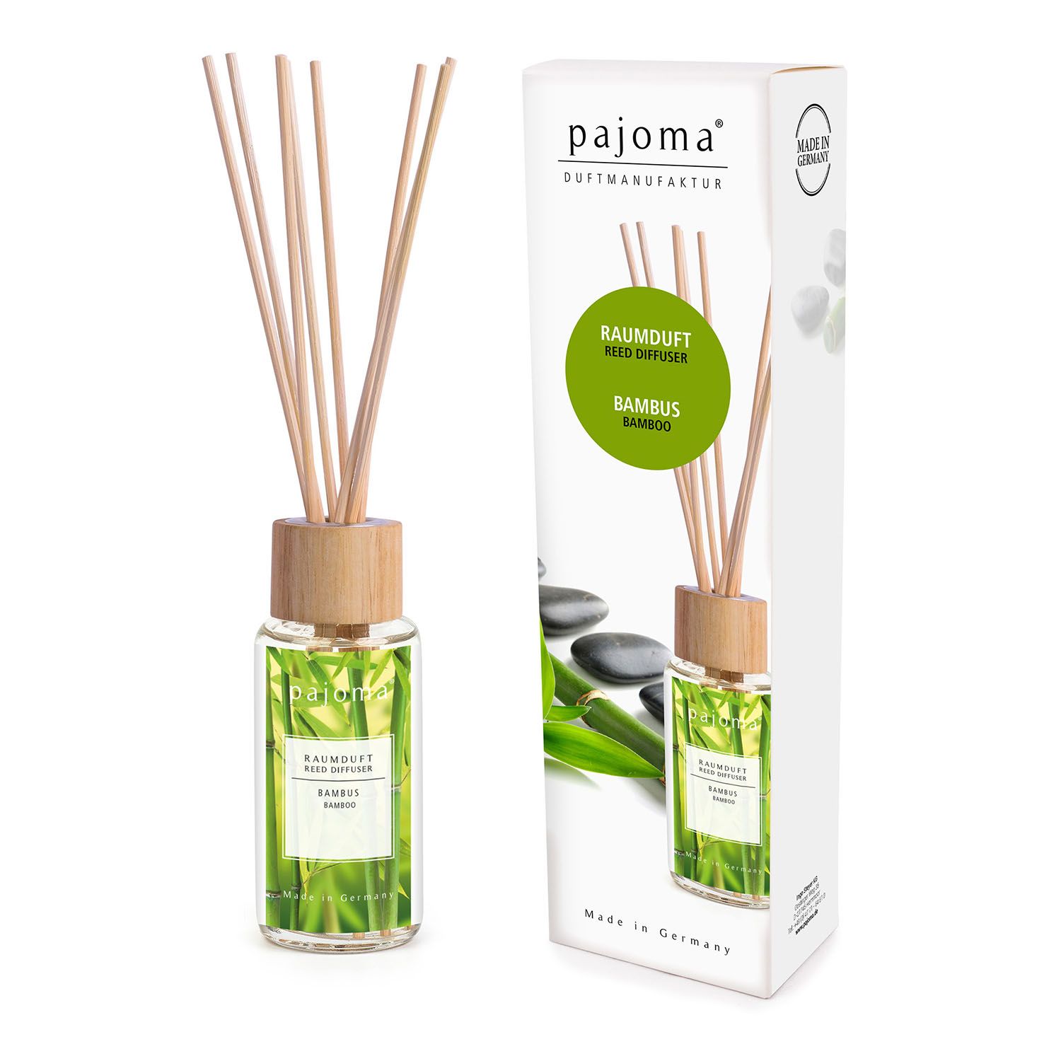 pajoma® Raumduft 100 ml inkl. Duftstäbchen, Bambus