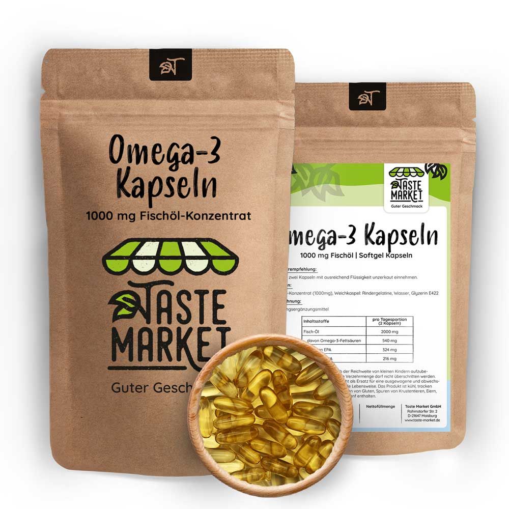 Taste Market Omega 3 Kapseln